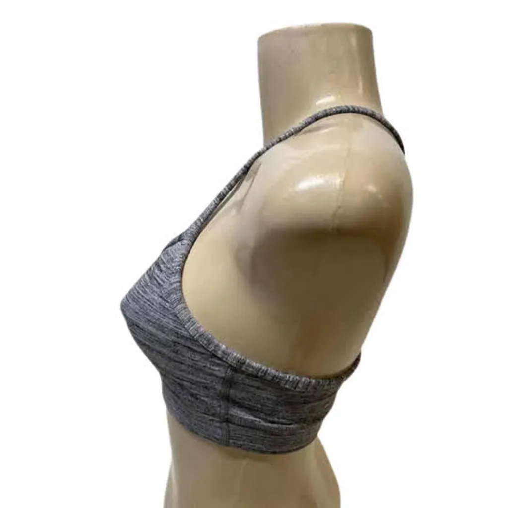 Lululemon Flow Y Sports Bra Grey Size 4 Gray - Image 4