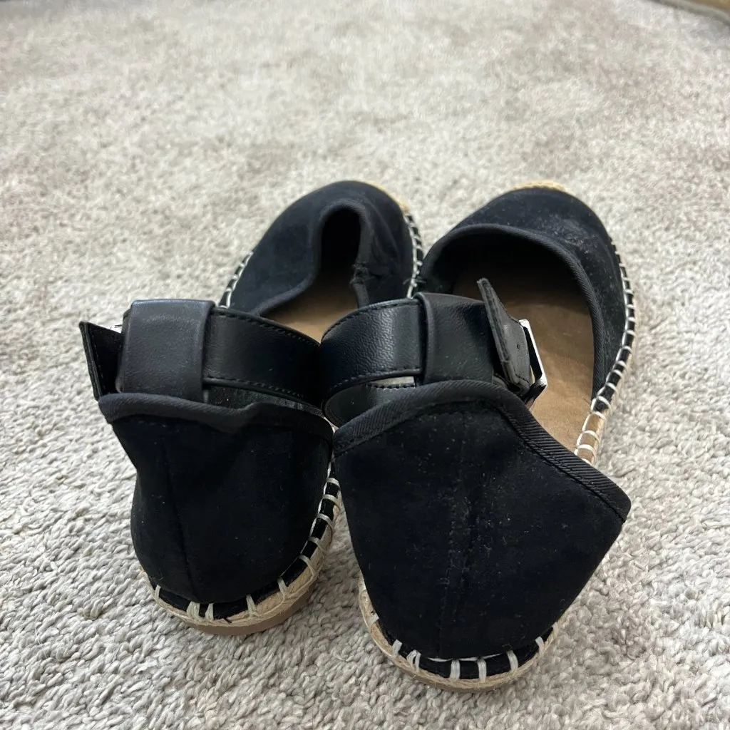 Style & Co Size 6.5 Black Paminaa Flat Ankle Strap Espadrille Sandals - Image 7