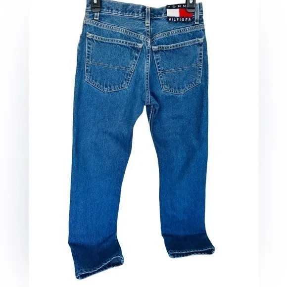 VTG Tommy Hilfiger Classic Woman’s‎ Blue Jeans 1/30 100% Cotton Made in U.S.A. - Image 2
