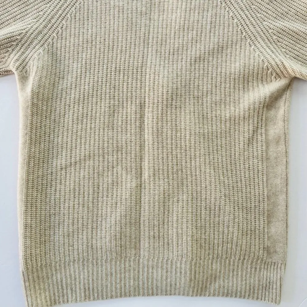 Brochu Walker Jenny Cardigan Large Macaroon Melange Cream Wool Cashmere - Image 11