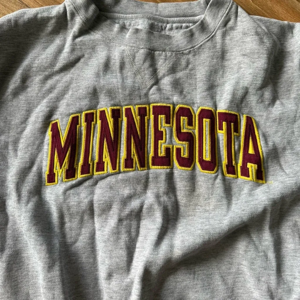 Gray Minnesota Sweatshirt Size M - Image 2