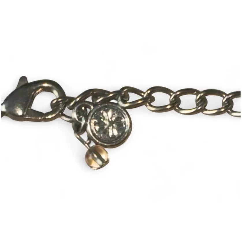 Sparkling Purple Gem Statement Necklace Gunmetal Chain Fashion Jewelry - Image 3