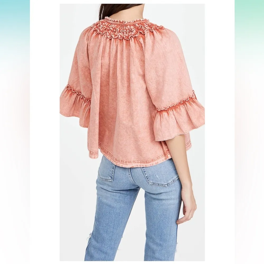 FREE PEOPLE Ainsley denim top - Image 3