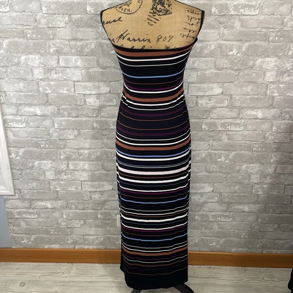 White House Black Market Convertible Strapless Striped Dress/Skirt - Image 6
