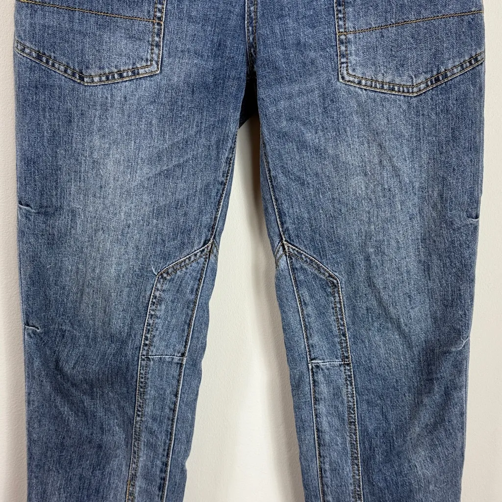 Pilcro The Wanderer Mid-Rise Relaxed Jeans in Rusty Blue Wash Size 26 - Image 6