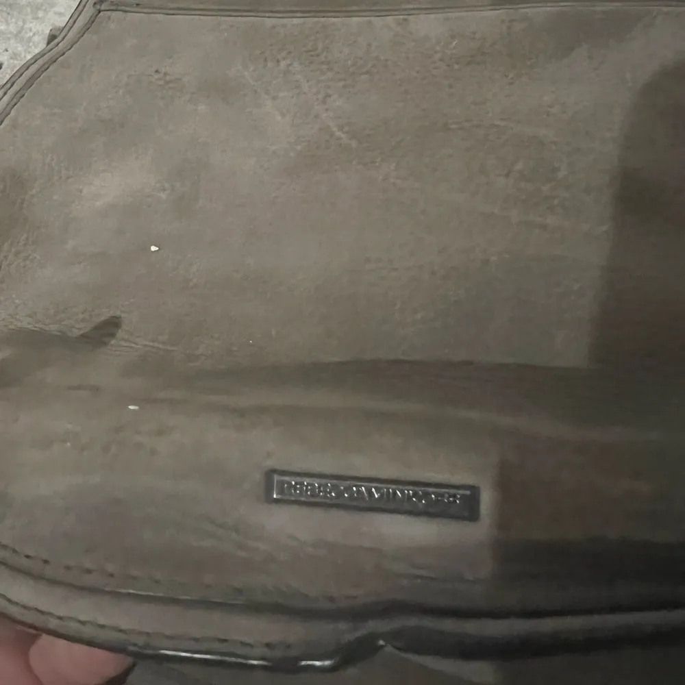 Rebecca Minkoff Green Suede Vanity Crossbody Saddle Bag - Image 4