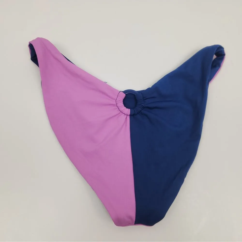 L*Space Mercury Bikini Bottom in Blue and Purple Size Large - Image 2
