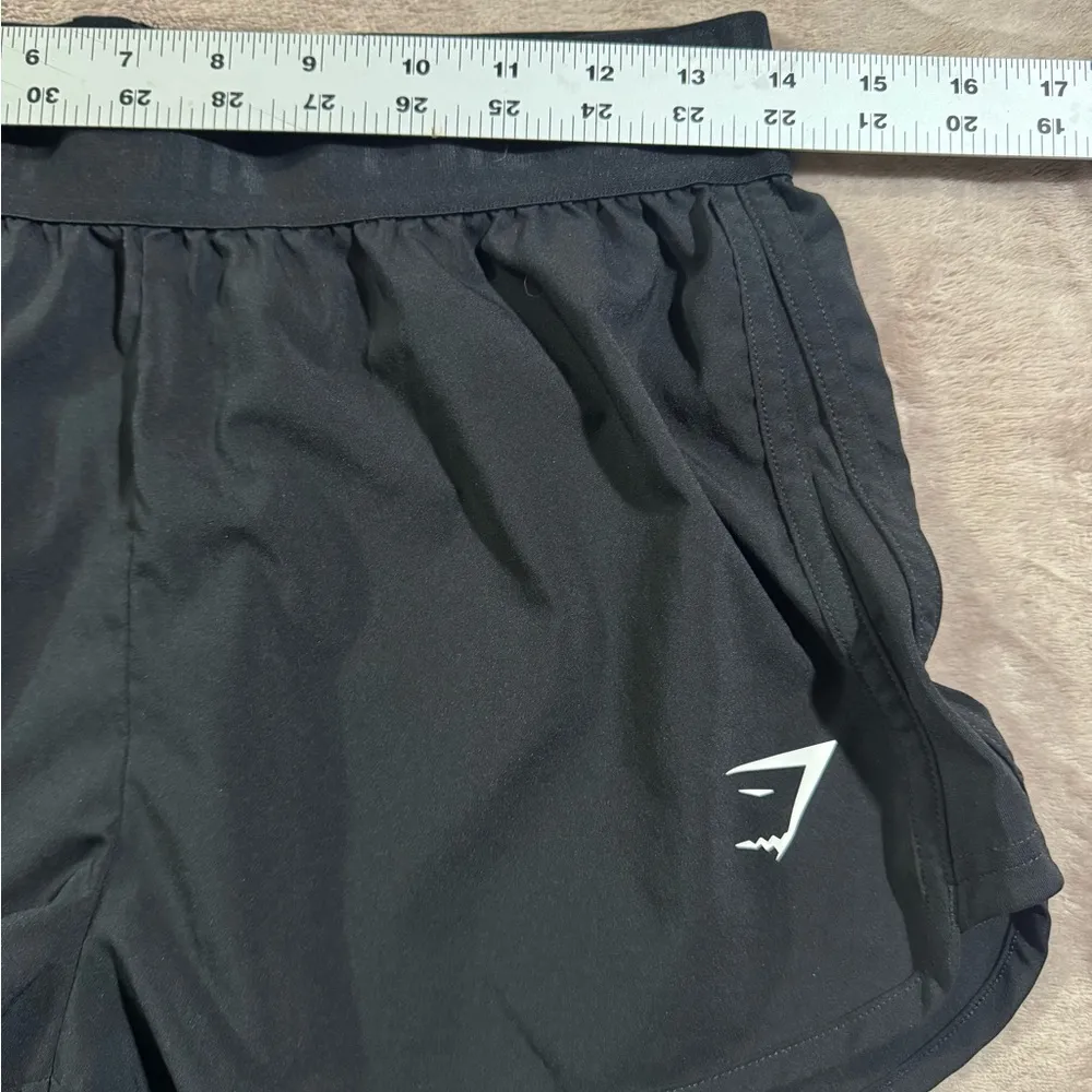 Gymshark  Women's Regular Fit Retro Waistband Short Black Size M - Image 5