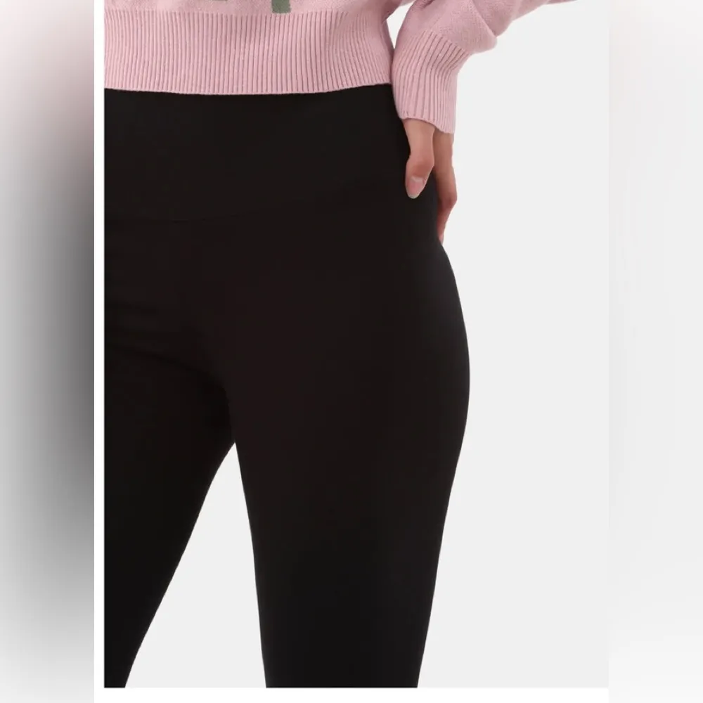 NO BOUNDARIES Womens Ankle Leggings Cotton Spandex Size S juniors Black NWOT - Image 4