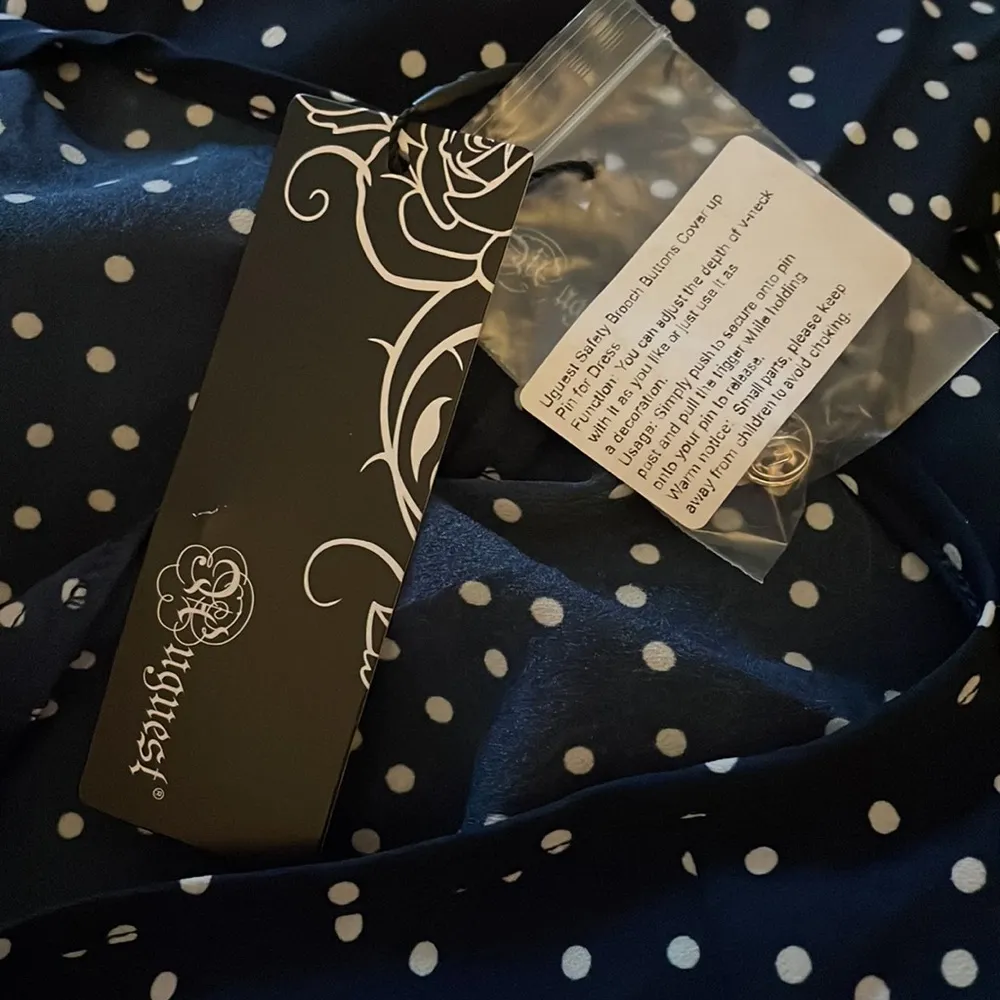 U Guest Ruffled V Front Polka Dot Mini - Image 14