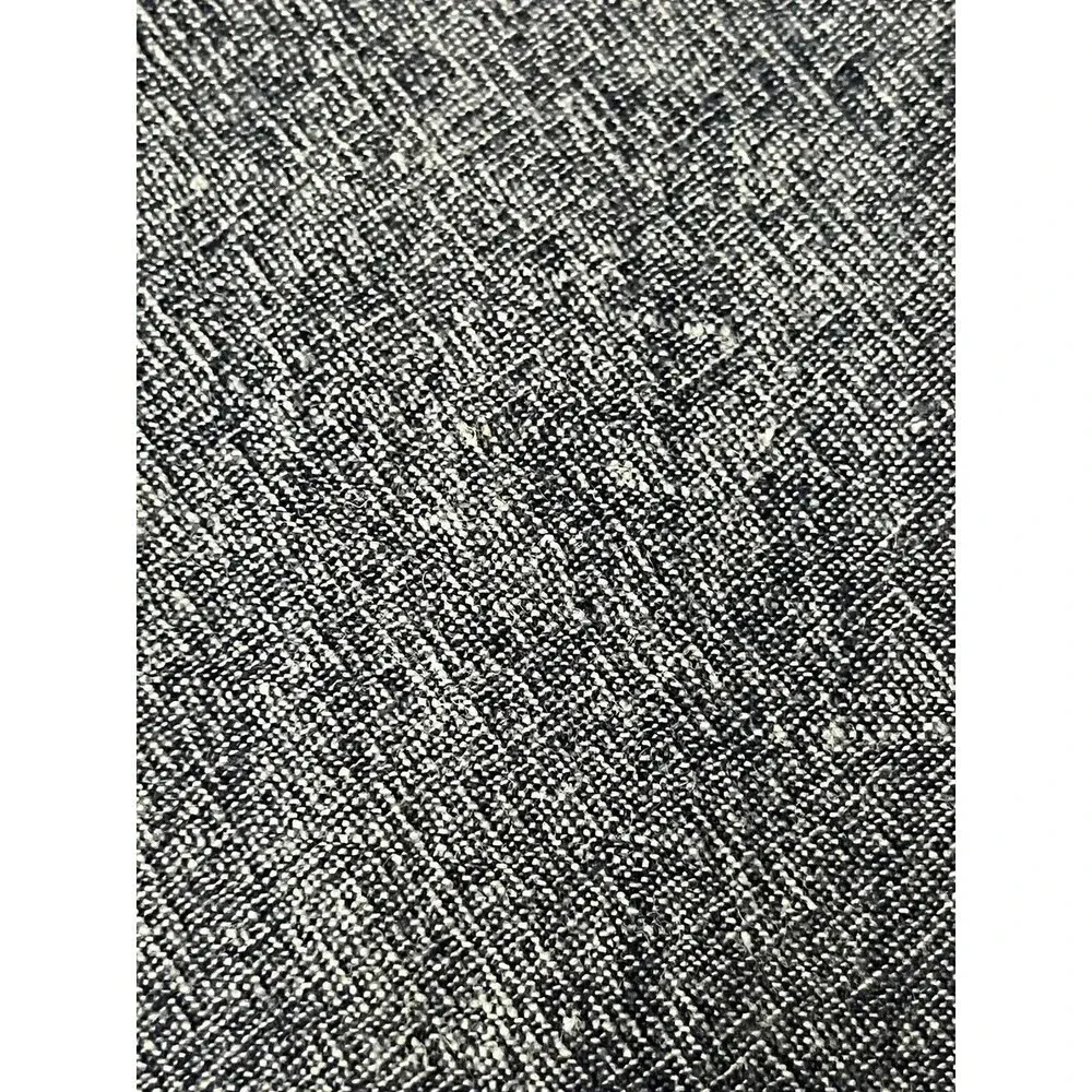 Van Heusen Women’s Linen Blend Crop Pants Size 10 Blue – Mid Rise Straight - Image 8