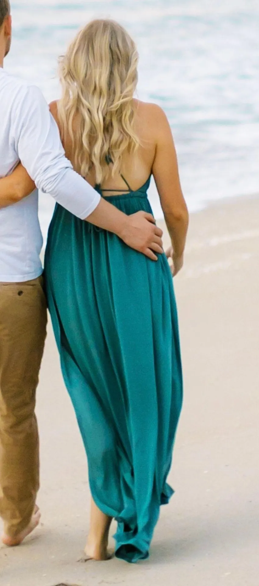 Lulus Blue Maxi Dress With Slits - Image 4