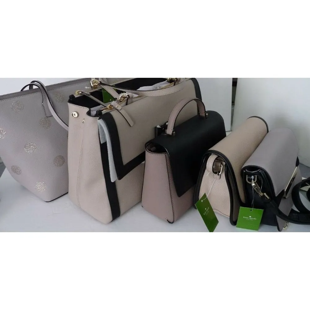 Kate Spade Carmel Crt Small Kaela Nouveaux/Black Leather & Suede Cross-body Bag - Image 11