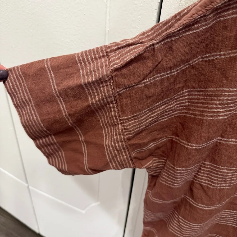 Carhartt Red Loose Fit Short Sleeve Button Down - Image 3