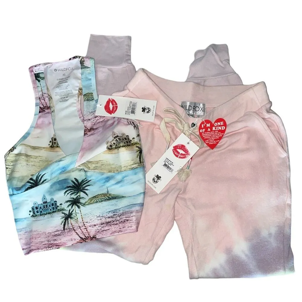 Wildfox Aurora Bottoms Tie-dye Pants size XS - Image 6