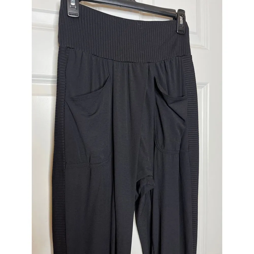 Free People Movement x Hatch XS Black Refresh Harem Maternity Pants - Image 3