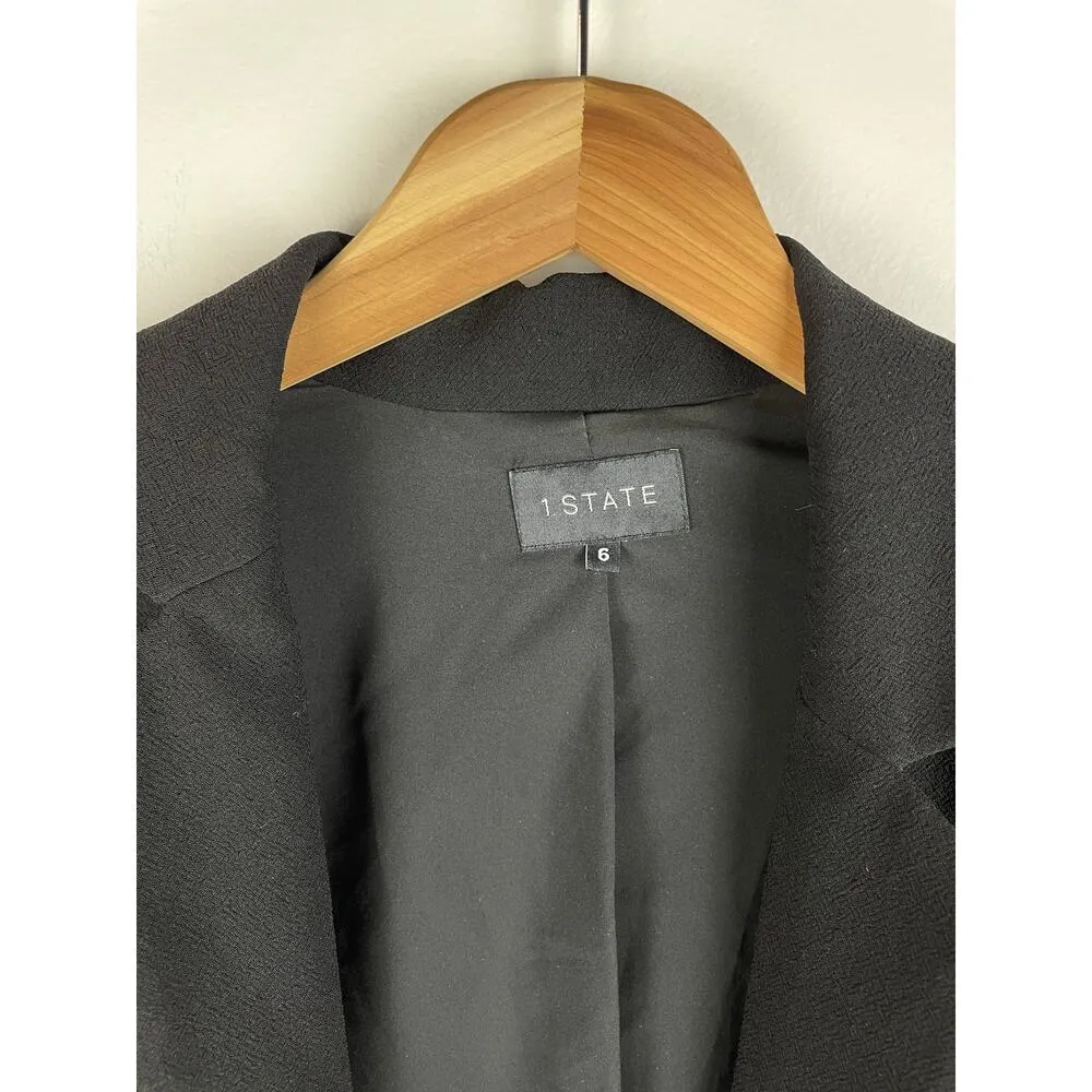 1. State Patch Pocket Open Long Lined Blazer - Image 3