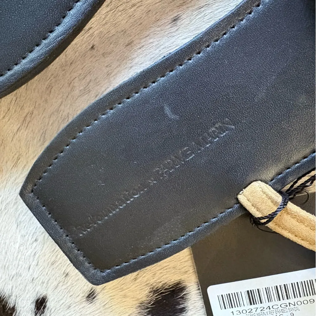 Reformation x Parme Marin Toe‎ Ring Gladiator Braided Sandals Size 9 NWT - Image 4