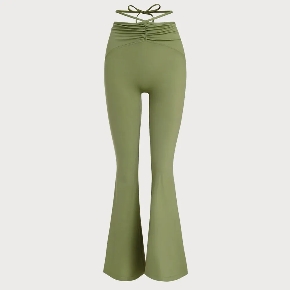 Berlook Activewear Green Ruched Tie - Image 6