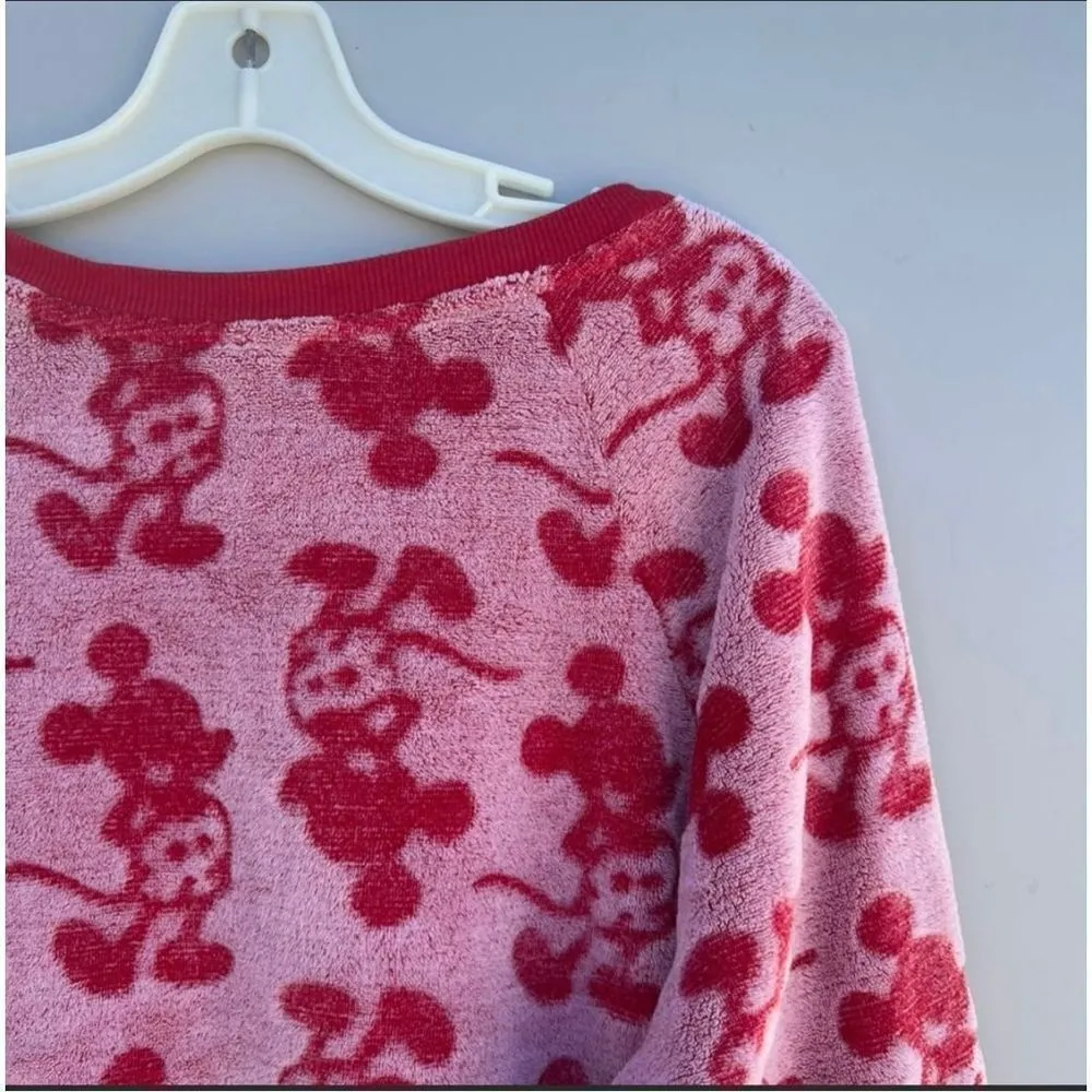 Disney
Red/Pink Mickey Mouse long sleeved crew neck Womans sweater Red Size L - Image 11