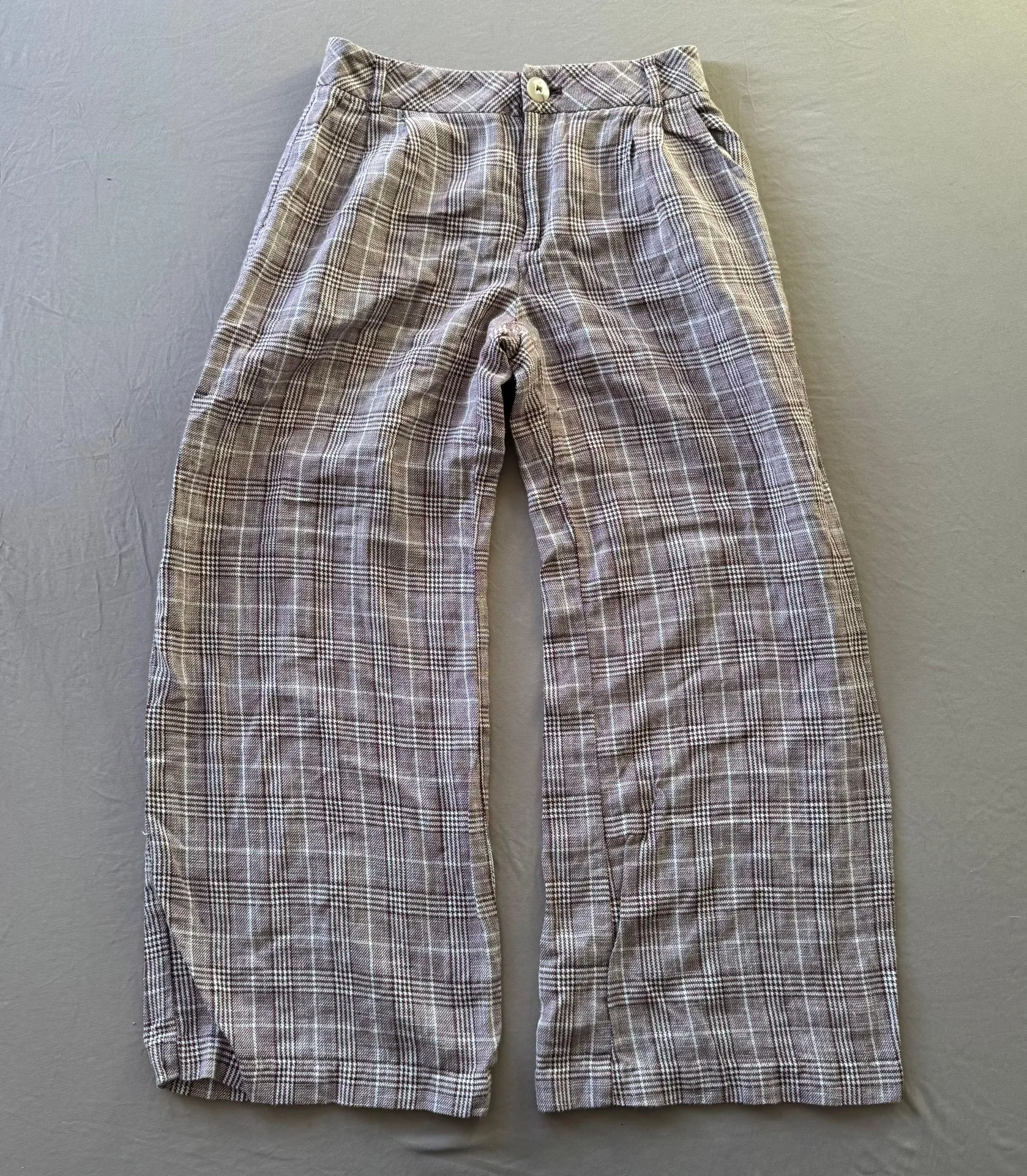 Maeve Plaid Wide-Leg Pants - Image 5