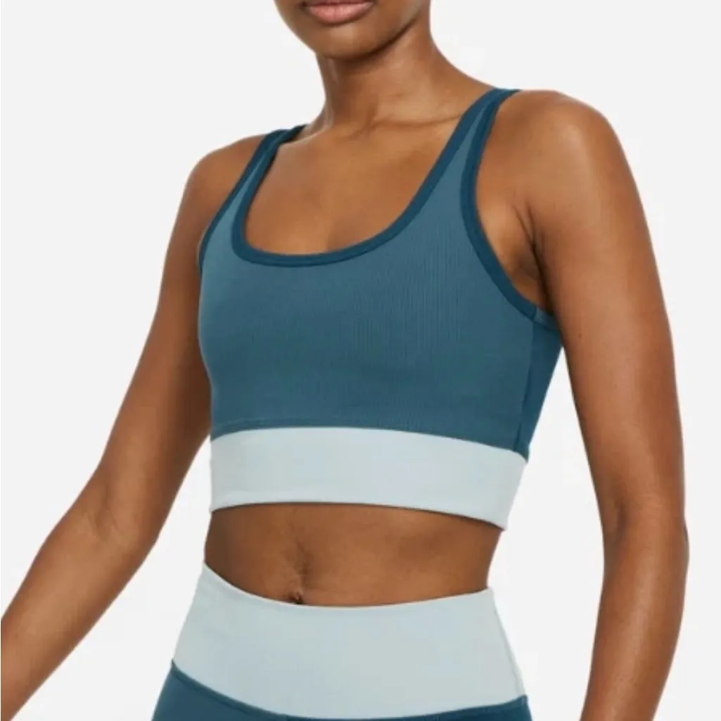 NWT Nike DriFIT Cropped Tank Top, Teal, Size 2X - Image 2