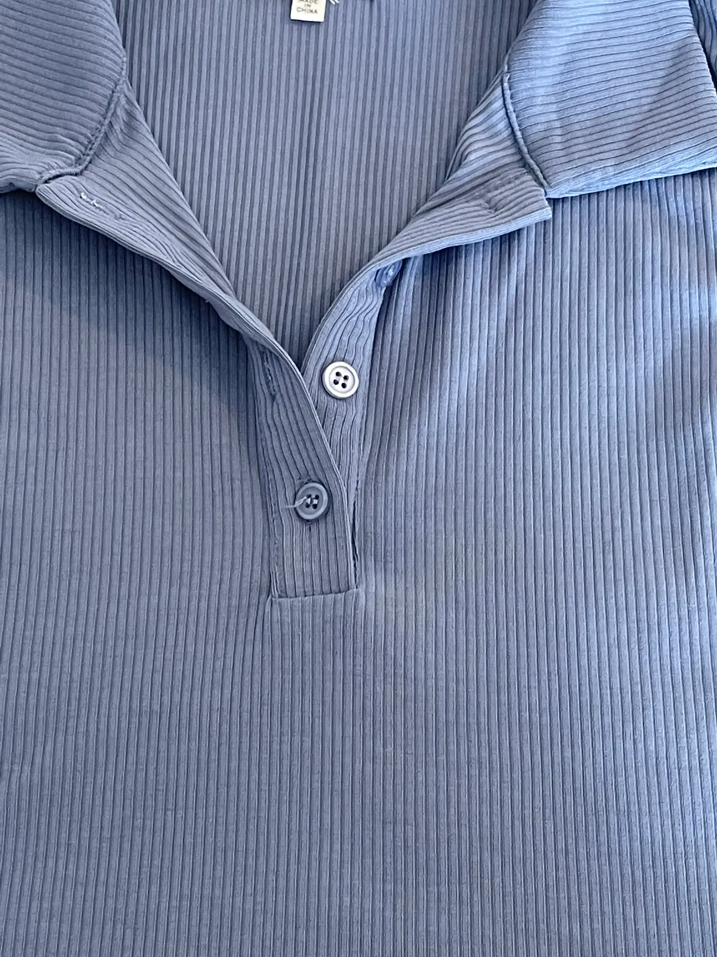 Pretty is Power Ribbed Collar Top  - Image 4