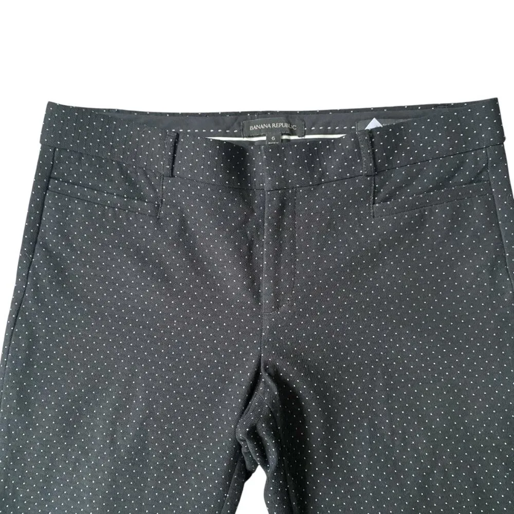 women's sloan black and white pants button zipper hook - Image 3