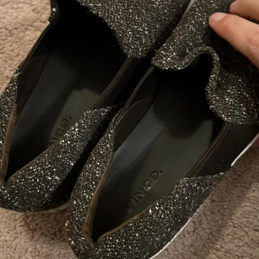 Vince chocolate brown tweed platform sneaker 9 - Image 7