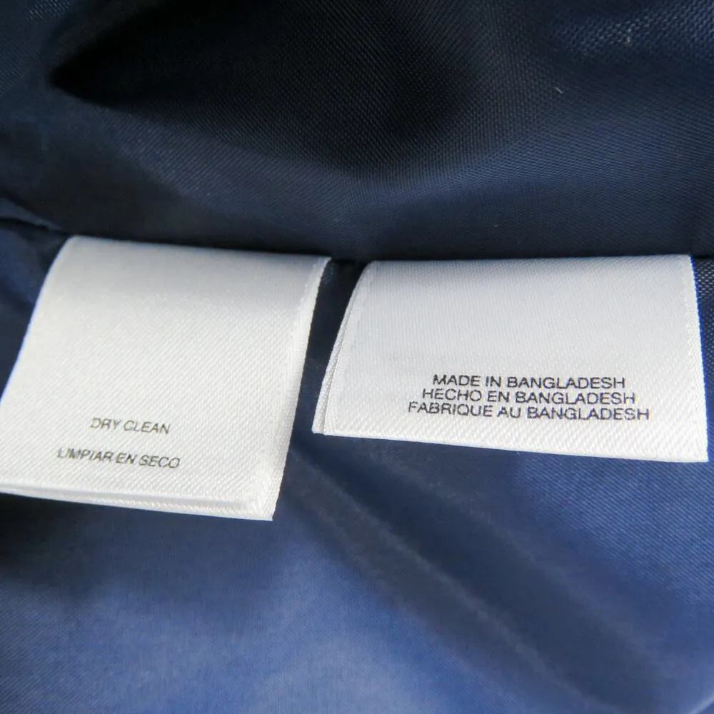 Black Label by Evan Picone Navy Blue Formal Blazer Jacket Size 6 Small - Image 5