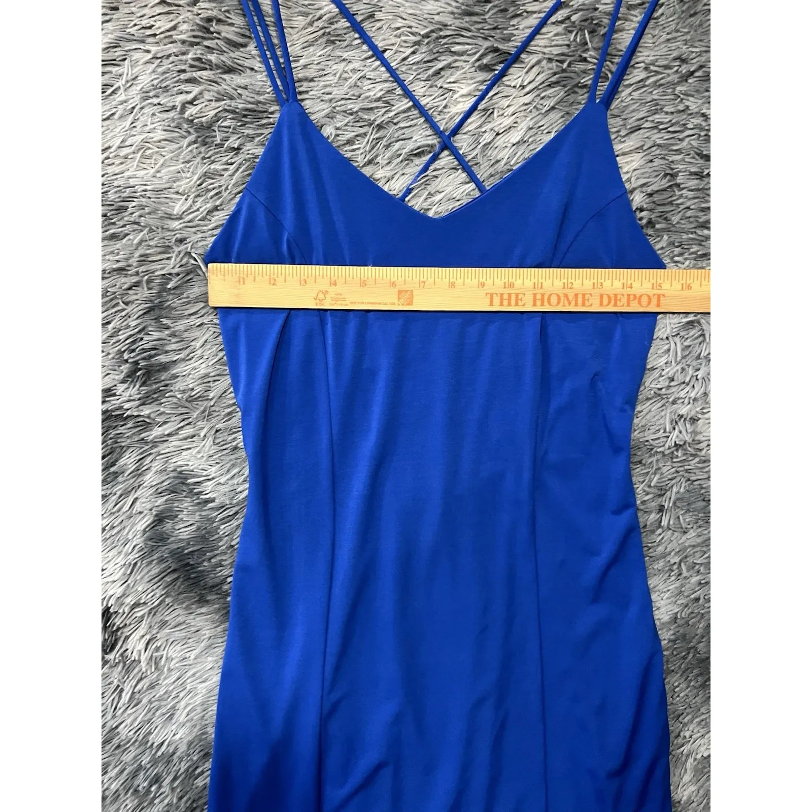 Body Central Blue Size XL  Night Out Party Wire Free  Mini Dress Womens Vintage - Image 6