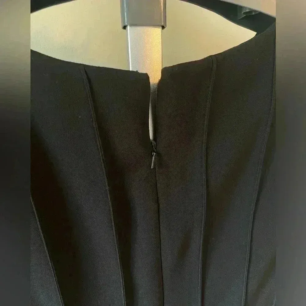 Vintage Anne Klein Long Sheath Dress Women's Size 6 Petite  Zip Back Lined‎ - Image 8