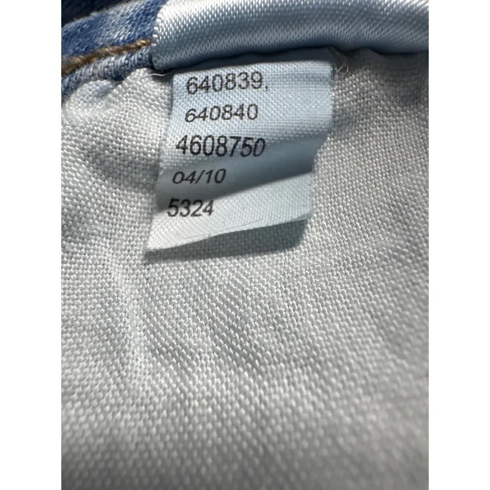 M Jeans by Maurice's Distressed Denim Straight Leg Ankle Jeans 22W Blue - Image 6