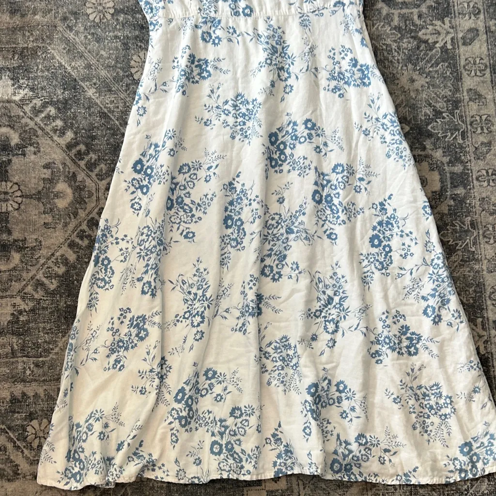 Orvis Blue Floral Maxi Dress - Image 3
