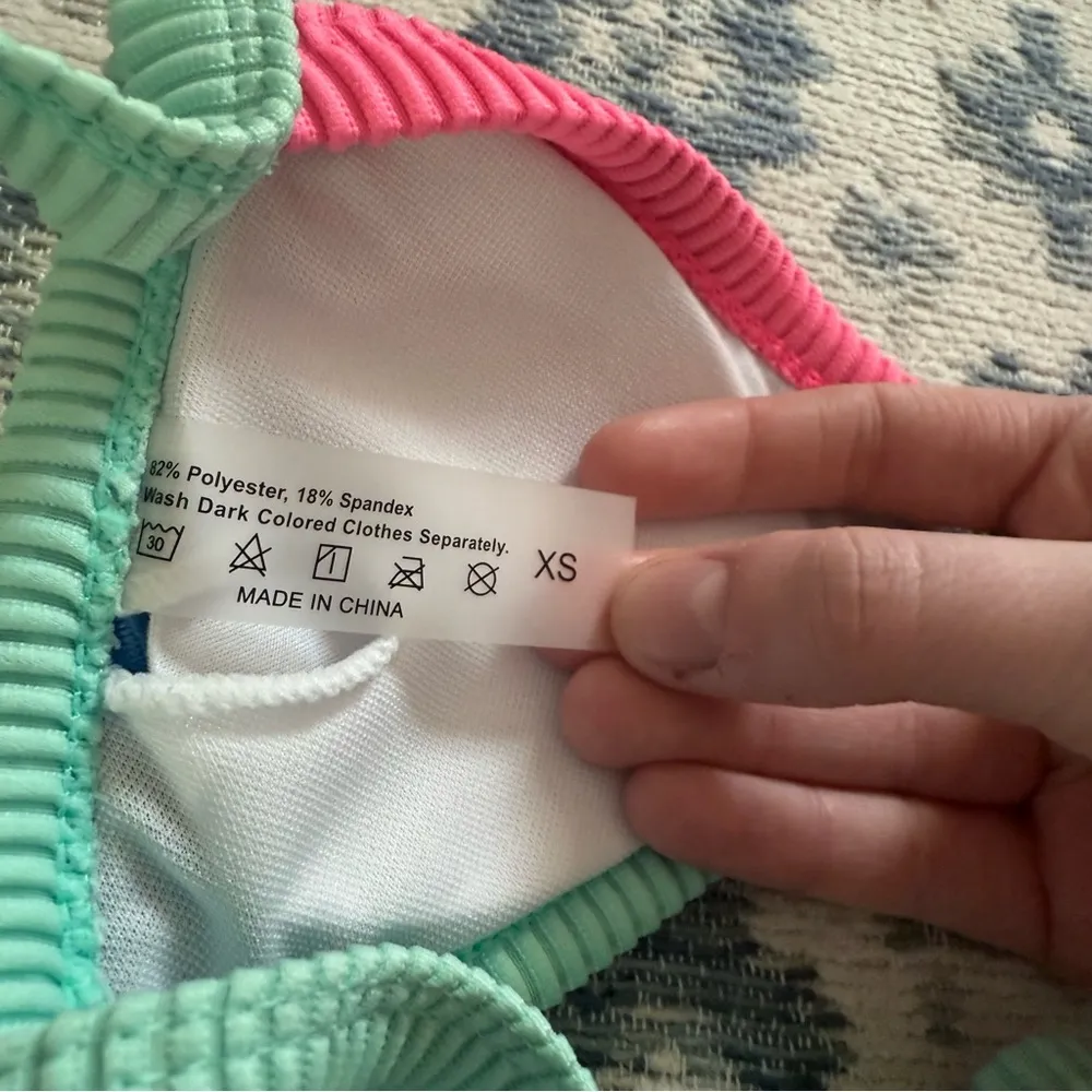 NWOT  Blue and Pink Bikini Set - Image 3