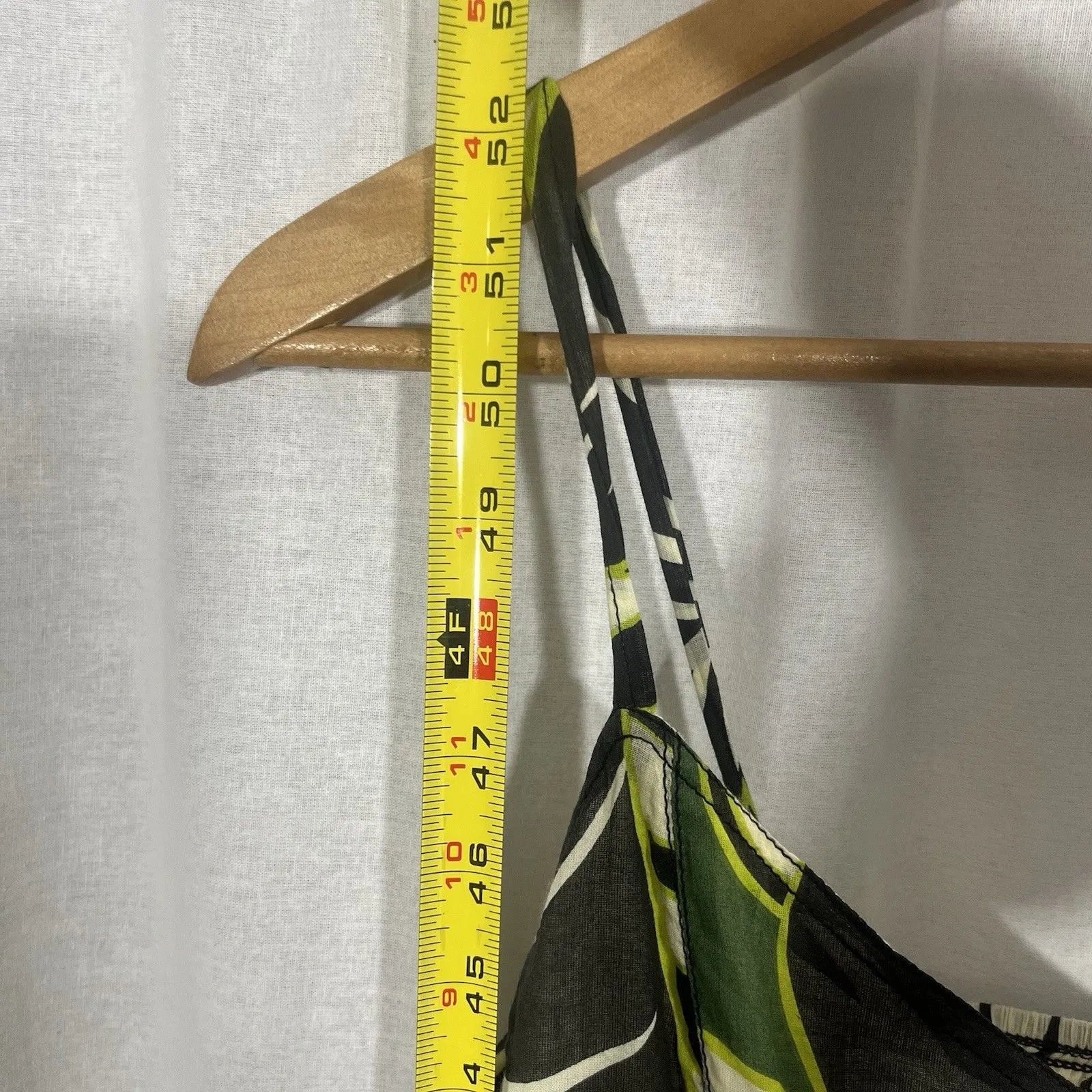 Joie Sz. 12 Front Cutout Leaf Print Bohemian Tropical Maxi Dress - Image 3