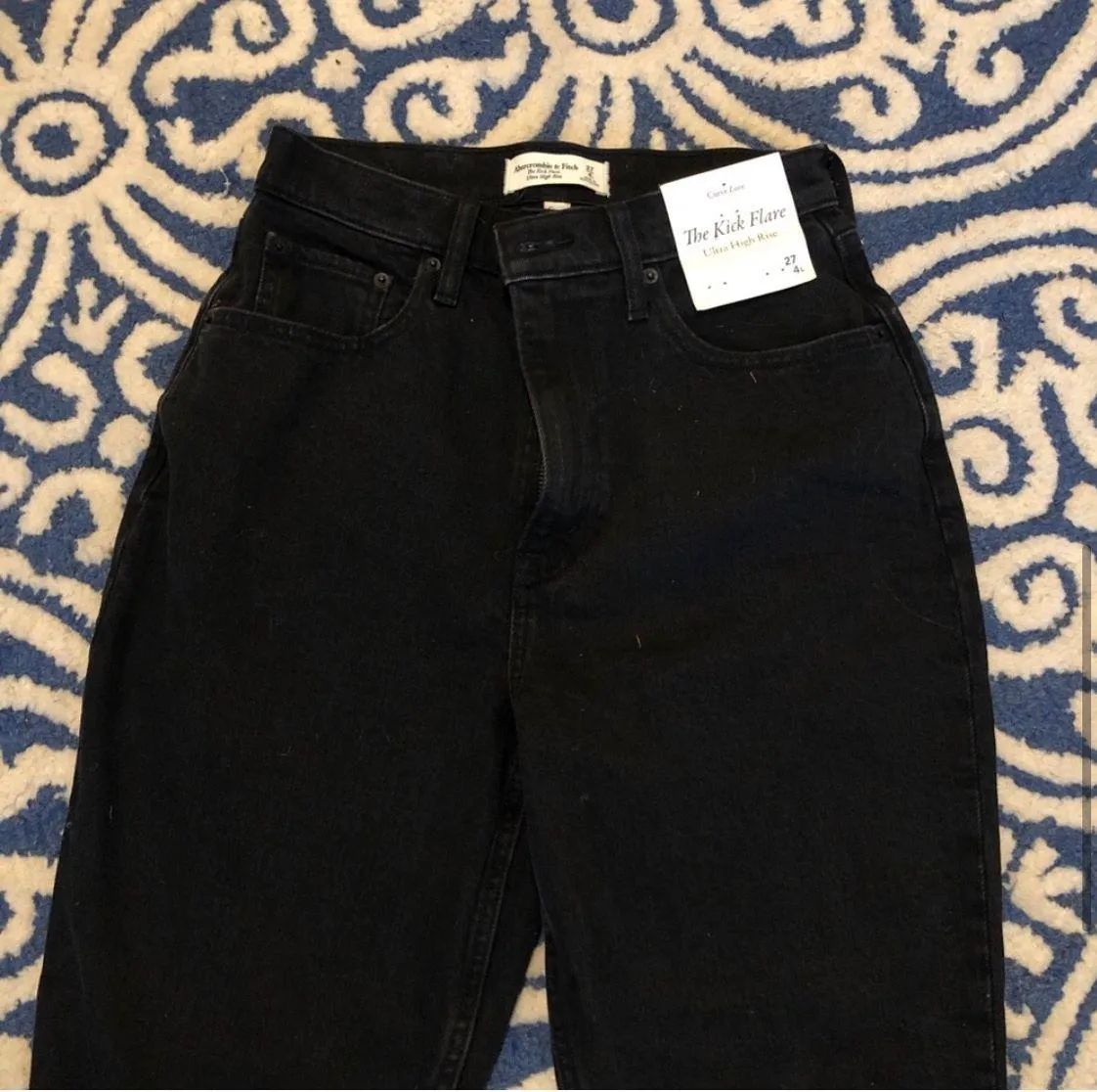 Curve Love High Rise Kick Flare Jeans - Image 4