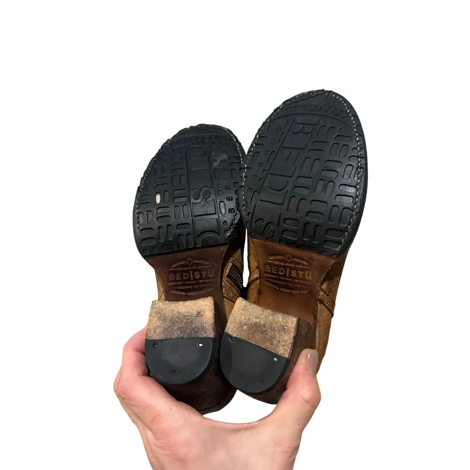 Bed | Stu Fate Tall Distressed Leather Cobbler Series Boots Women's Sz. 6 - Image 7