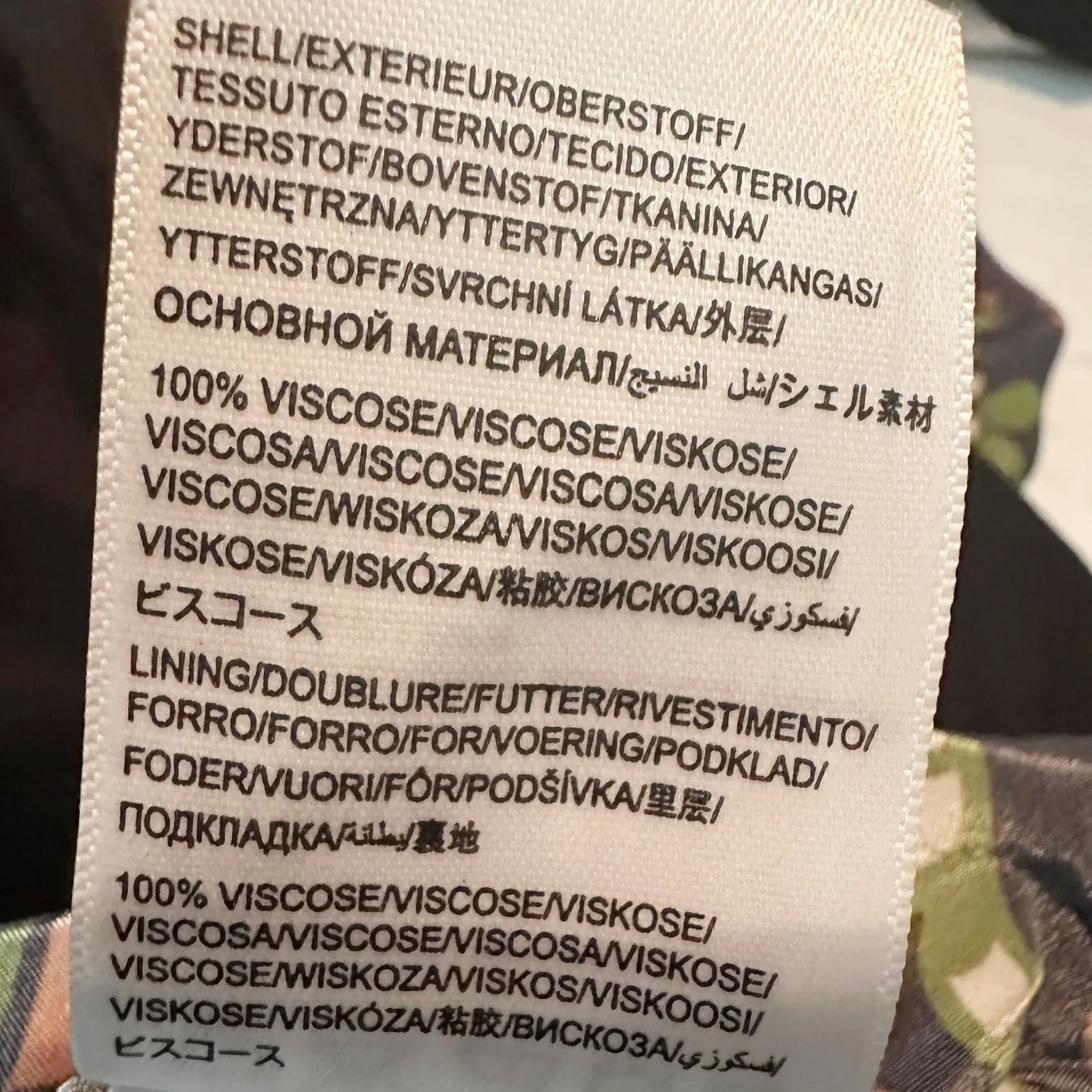 Farm Rio Black Martina Scarf V Neck Jumpsuit Size XL Casual - Image 12