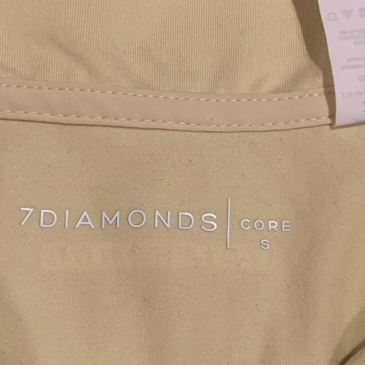 7 Diamonds Beige Long Sleeve Quarter - Image 6