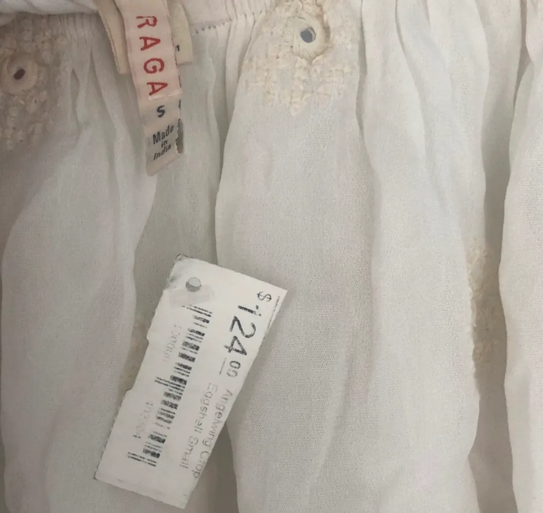 Off White Crop Top - Image 3