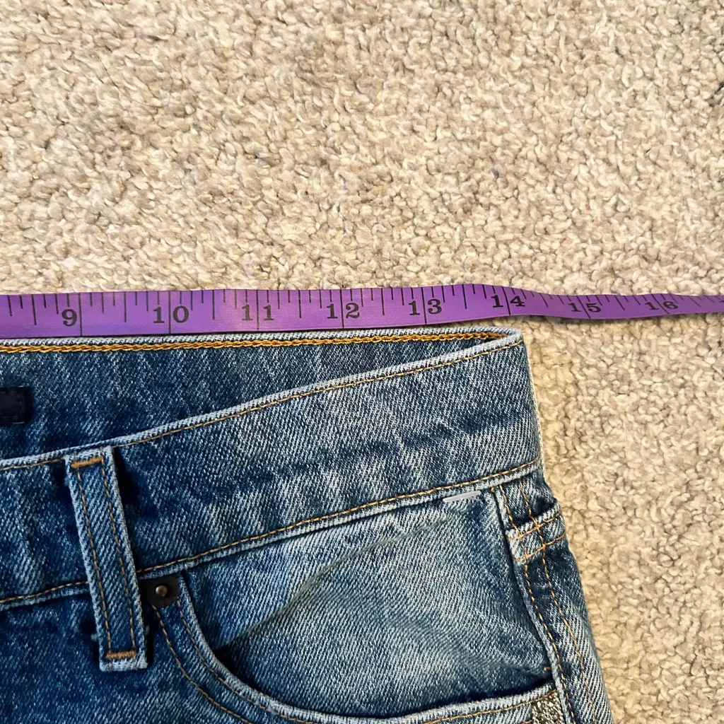 Lucky Brand Women Mid‎ Rise Authentic Straight Leg Jeans Blue Wash Size 2 26 - Image 8