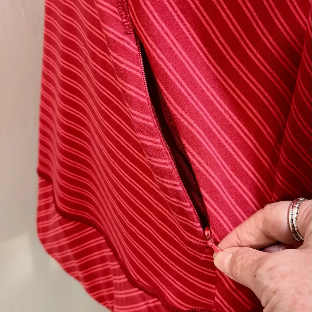 LULULEMON Think Fast Pullover Double Trouble Stripe Boom Juice Womens Sz 12💚 - Image 12