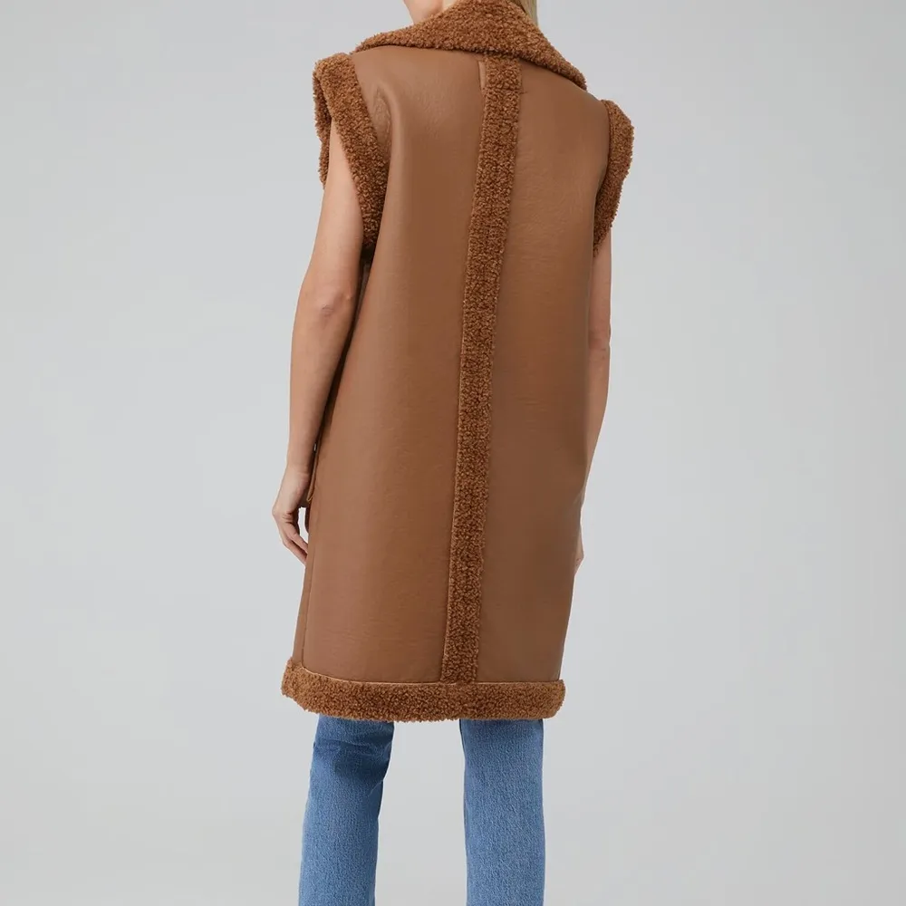 BLANK NYC TOUCH AND GO VEST LONG COAT - Image 2