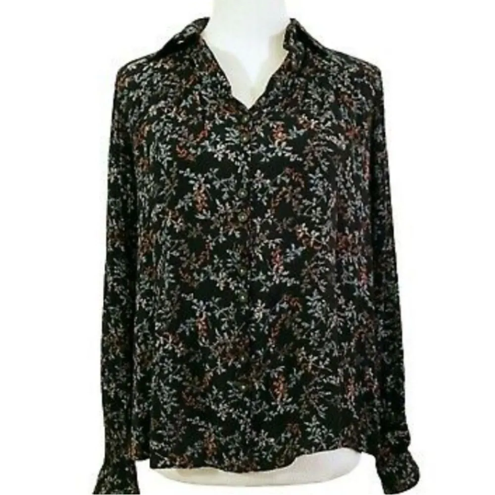Anthropologie Maeve bainbridge button down top size 4 - Image 3
