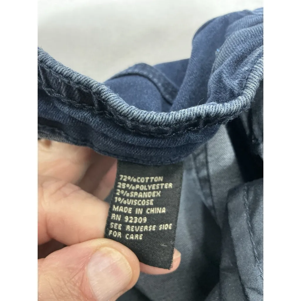 Womans DG2 New Classic Stretch Pullon Capri Blue Jeans XLT Size XL - Image 4