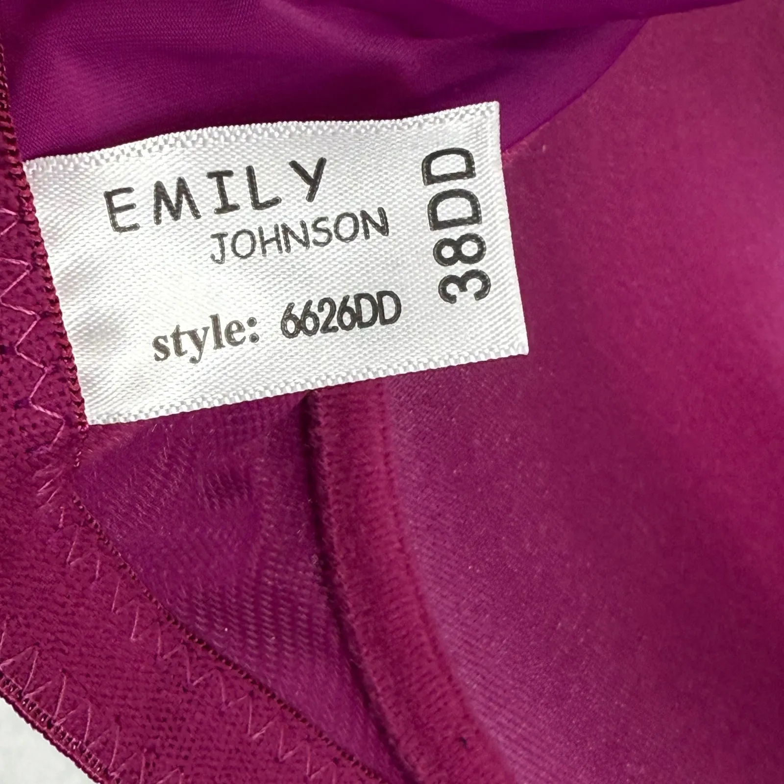 Emily Johnson 38DD Purple Lace Padded Underwire Bra Womens New Size undefined - Image 5