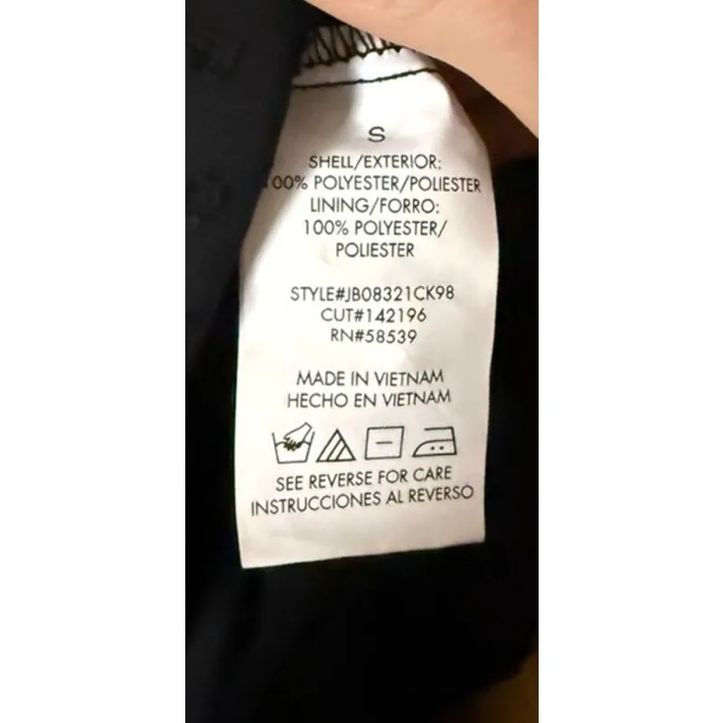 Speechless Chiffon Short Sleeve Black Dress Size Small NWT - Image 5