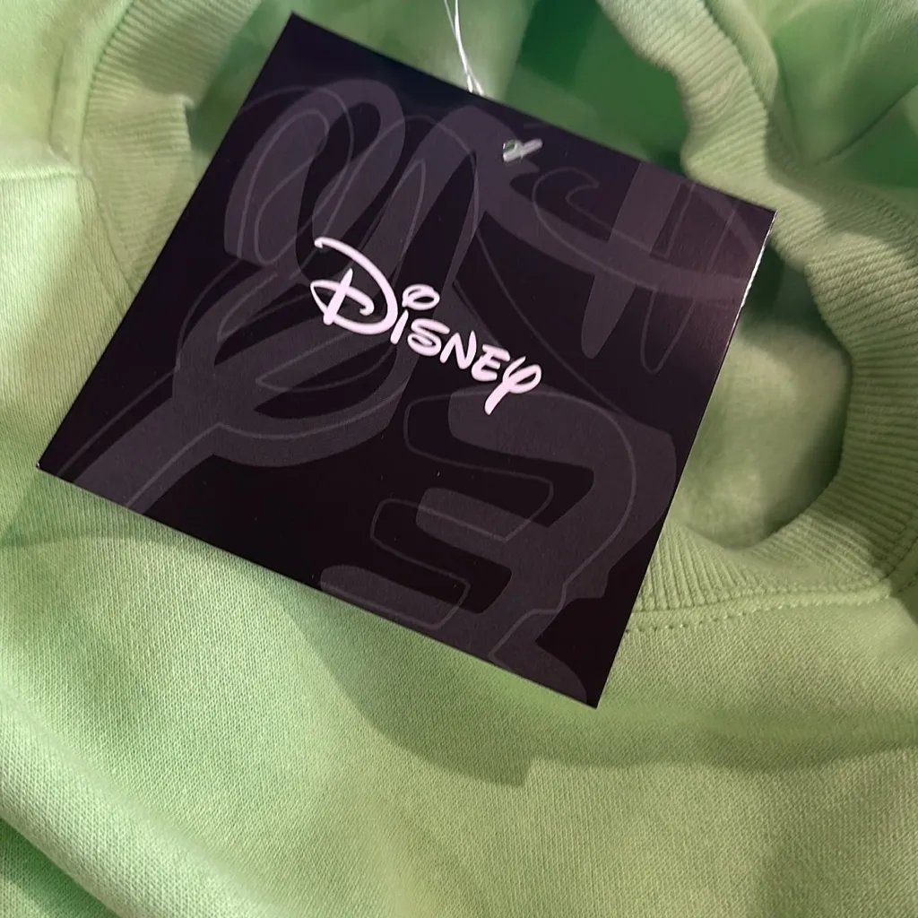 NWT DISNEY Chip & Dale , Mickey , Goofy Chill Calm Picnic Fun Y2K Sweatshirt - Image 5