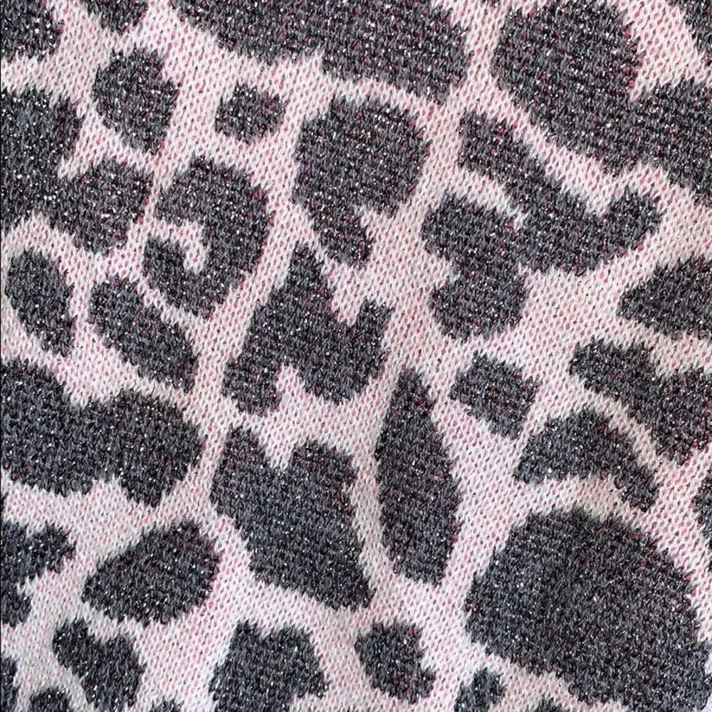 Juicy Couture  Metallic Snow Leopard Sweater - Image 3